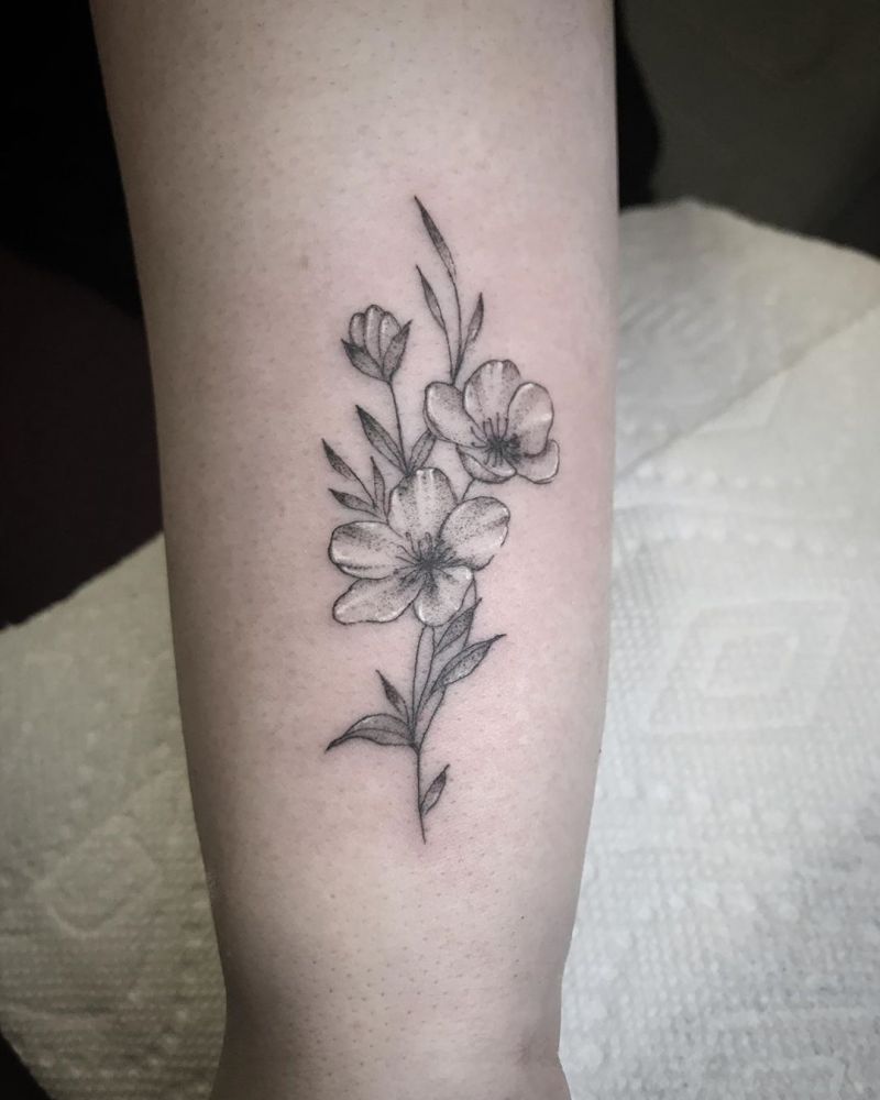 30 Pretty Peach Blossom Tattoos You Shouldn't Miss