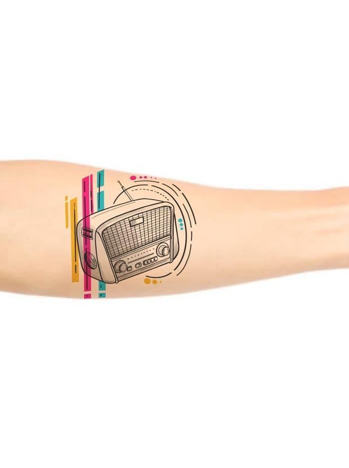 30 Pretty Radio Tattoos to Inspire You