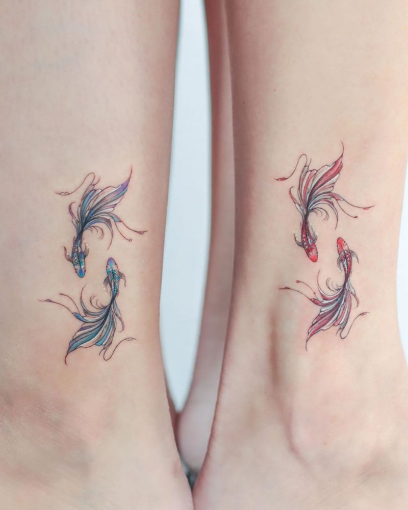 30 Pretty Sister Tattoos Let You Always Miss Each Other