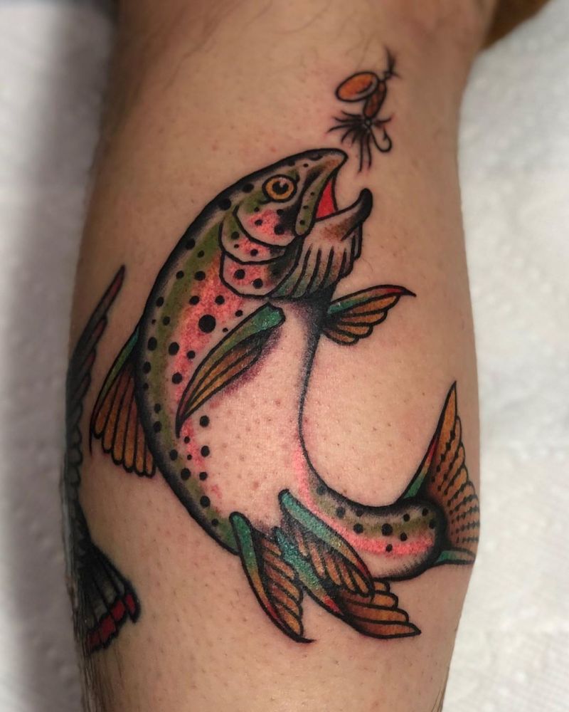 30 Elegant Trout Tattoos for Your Inspiration