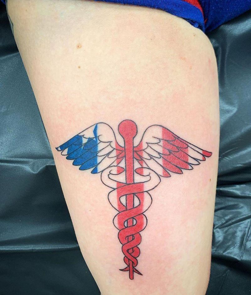 30 Pretty Caduceus Tattoos Make You Brave