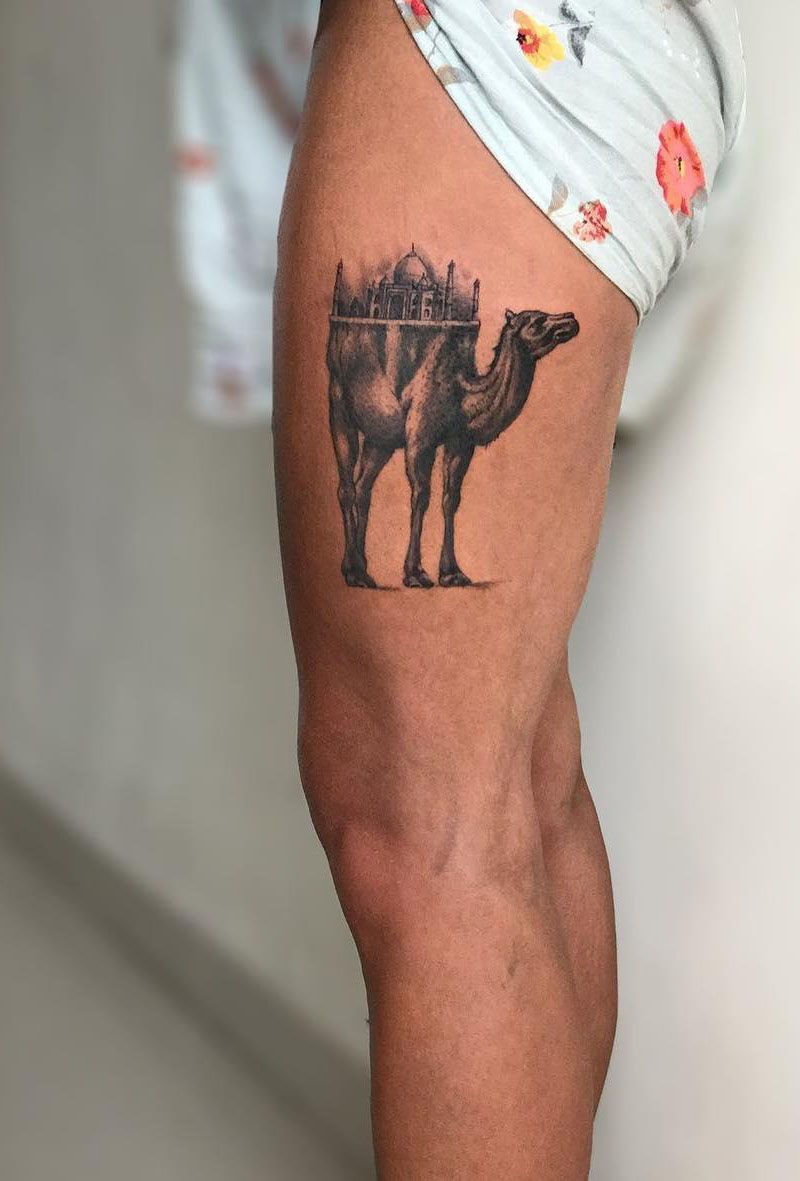30 Pretty Camel Tattoos to Inspire You