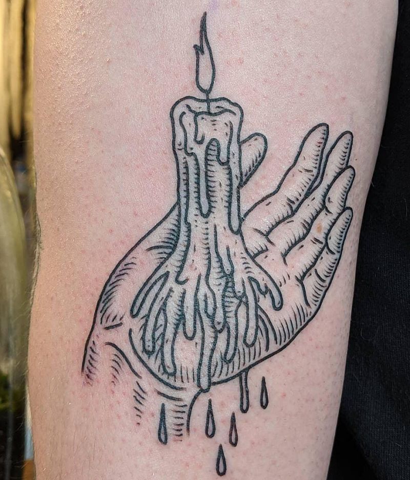 30 Pretty Candle Tattoos You Shouldn't Miss