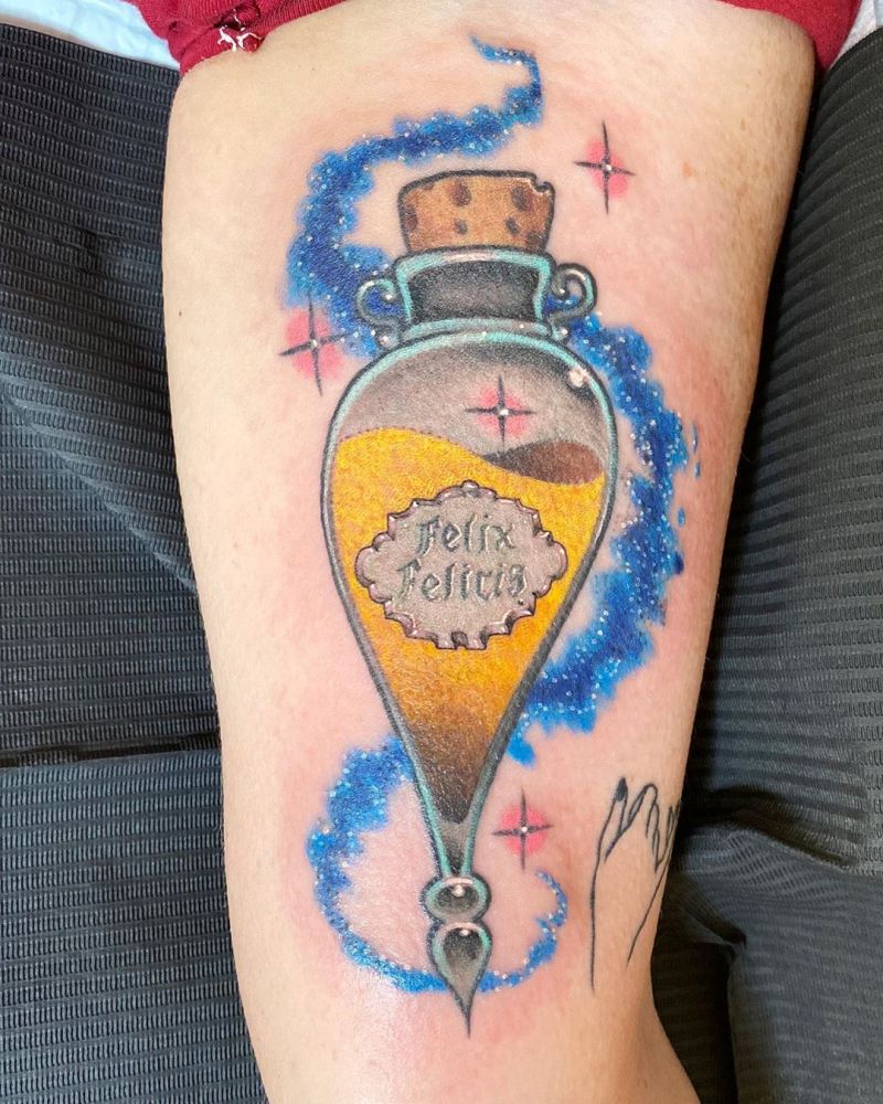 30 Pretty Felix Felicis Tattoos to Inspire You