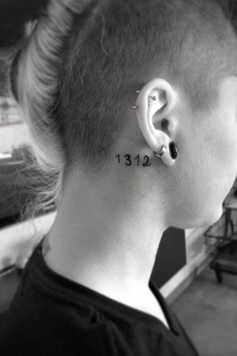 30 Pretty Number Tattoos You Will Love