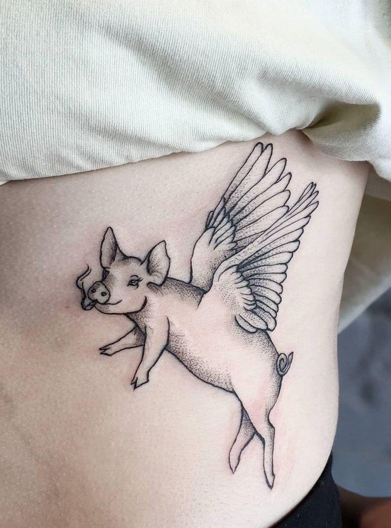 30 Cute Pig Tattoos You Will Love