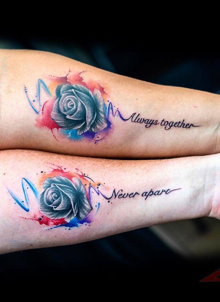 30 Pretty Sister Tattoos Let You Always Miss Each Other