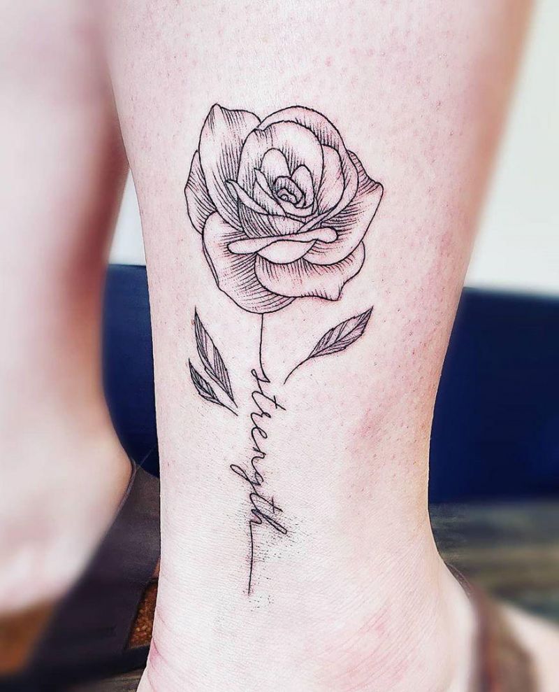 30 Pretty Strength Tattoos Improve Your Temperament