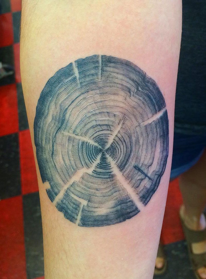 30 Pretty Tree Ring Tattoos Make You Beautiful Forever