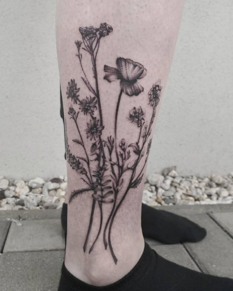 30 Pretty Yarrow Tattoos You Will Love