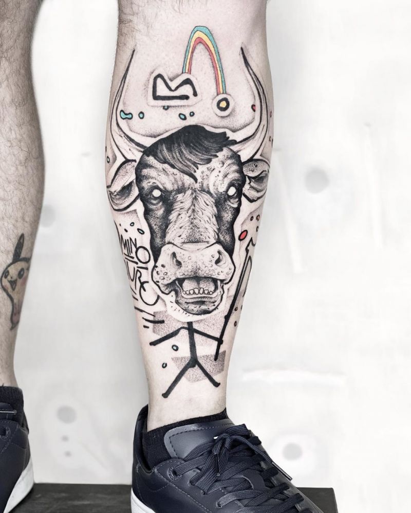 30 Pretty Bull Tattoos You Will Love