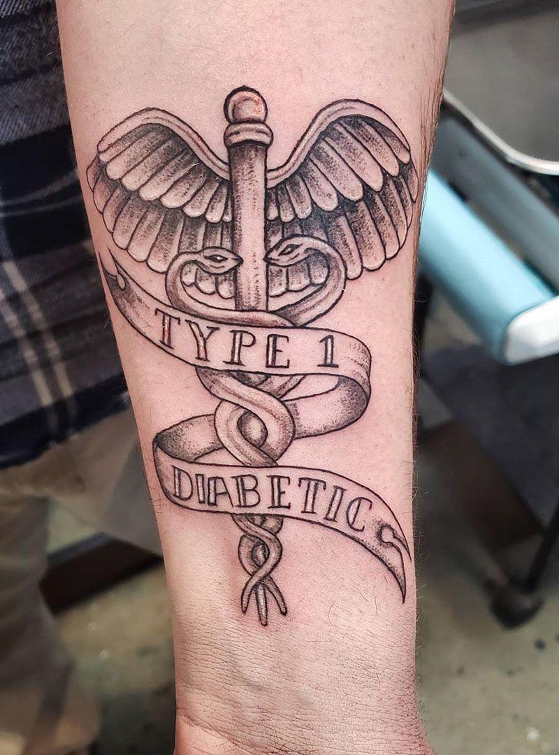 30 Pretty Caduceus Tattoos Make You Brave