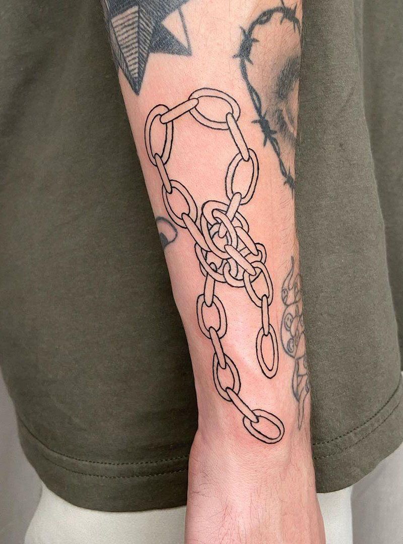 30 Pretty Chain Tattoos Make You Beautiful Forever