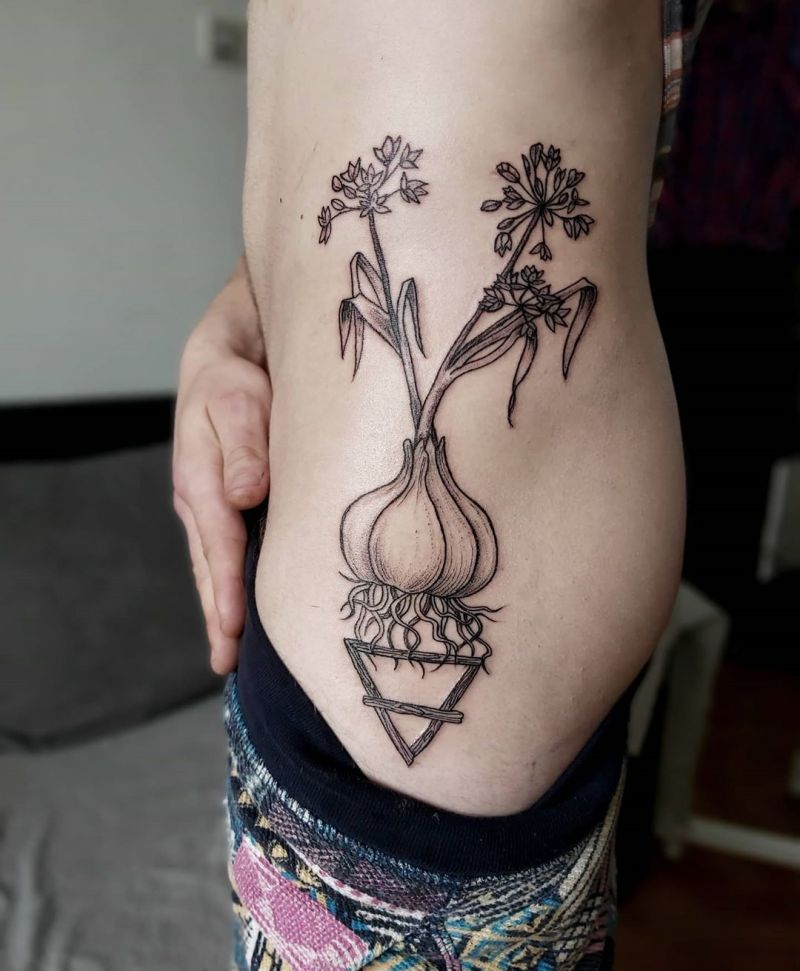 30 Pretty Garlic Tattoos to Inspire You