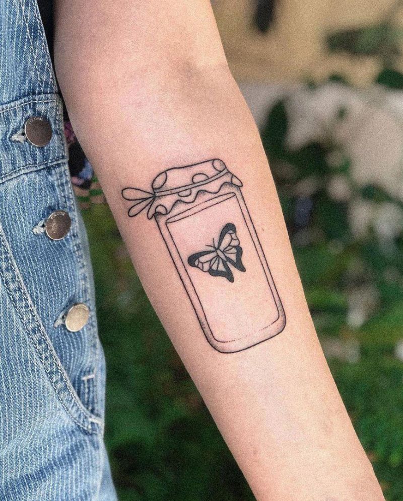 30 Pretty Jar Tattoos Make You Attractive