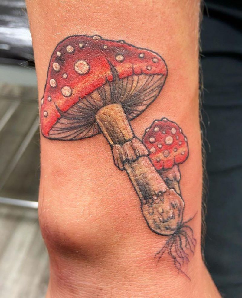 30 Pretty Mushroom Tattoos Improve Your Temperament