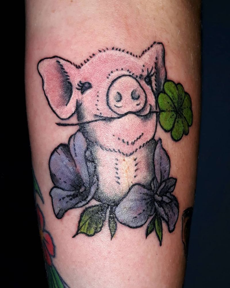 30 Cute Pig Tattoos You Will Love