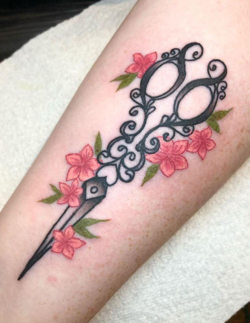 30 Pretty Scissor Tattoos Make You Very Attractive