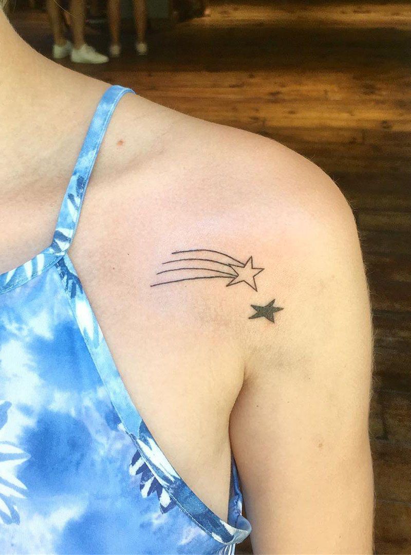 30 Creative Shooting Star Tattoos to Inspire You