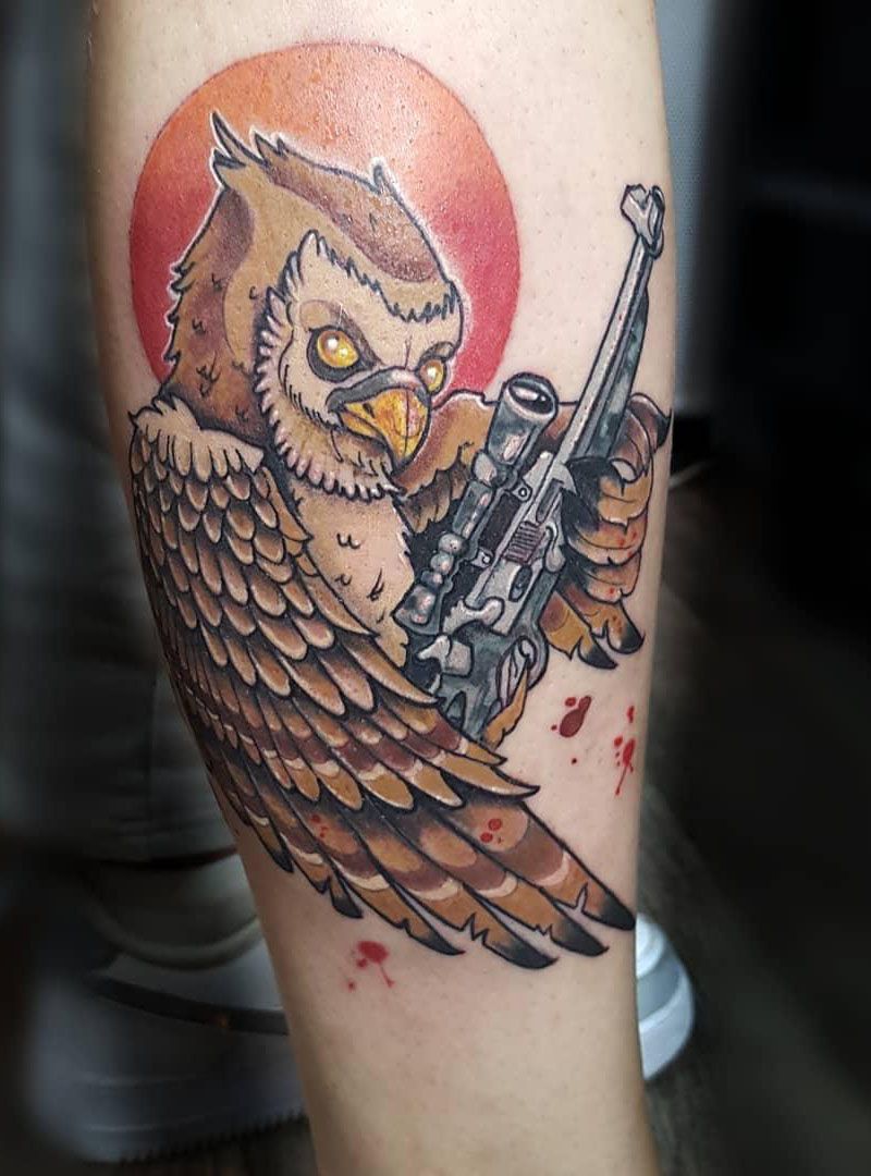 30 Superb Sniper Tattoos You Will Love