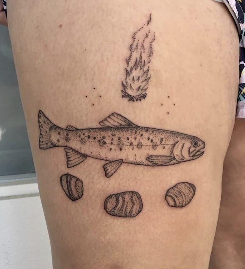 30 Elegant Trout Tattoos for Your Inspiration