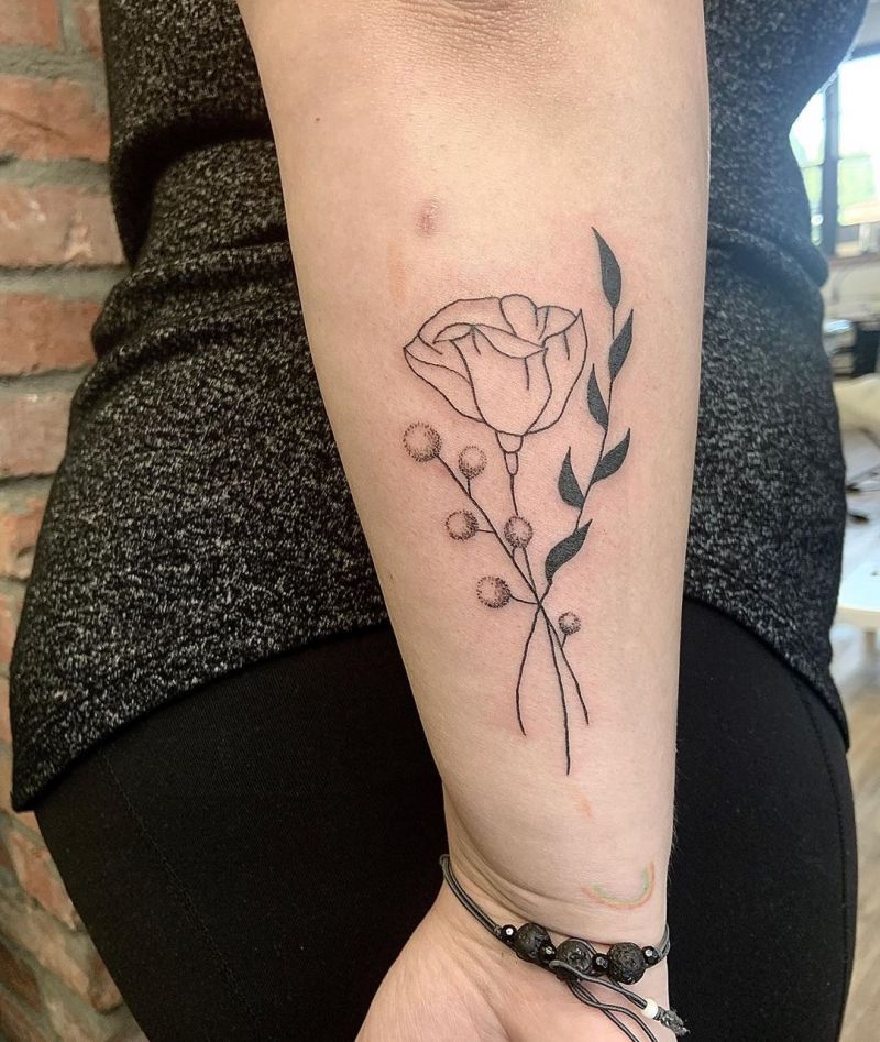 30 Pretty Wildflower Tattoos to Inspire You