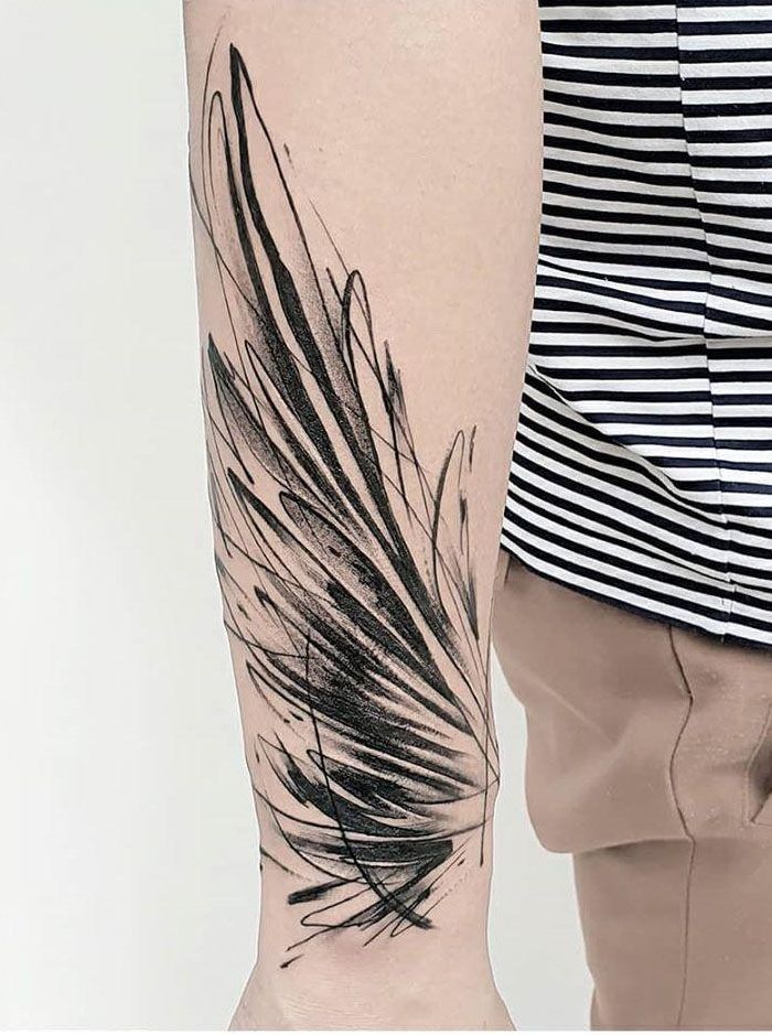 30 Pretty Wing Tattoos You Must Try