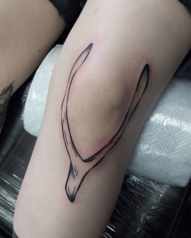 30 Pretty Wishbone Tattoos Bring You Good Luck