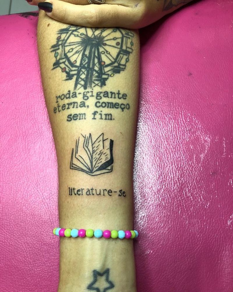 30 Pretty Book Tattoos Inspire You to Read