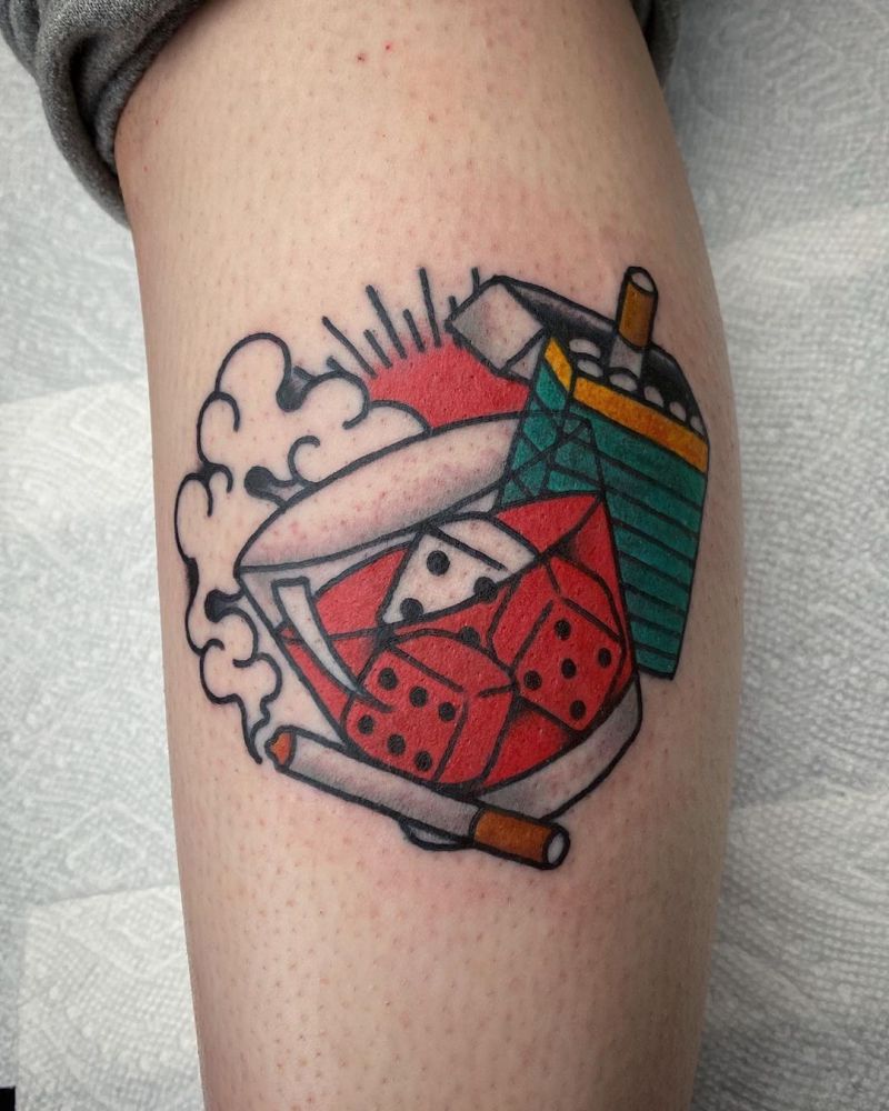 30 Pretty Cigarette Tattoos You Will Love