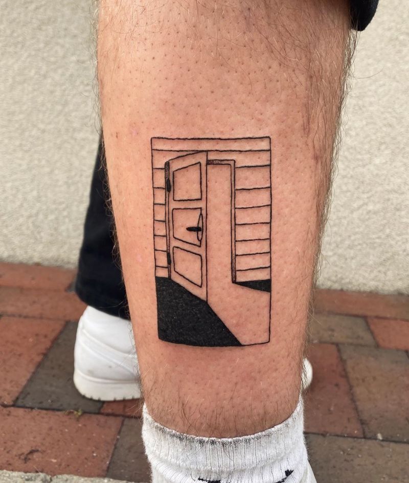 30 Pretty Door Tattoos to Inspire You