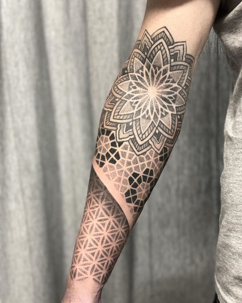 30 Pretty Flower of Life Tattoos Let You Be Kind to Life