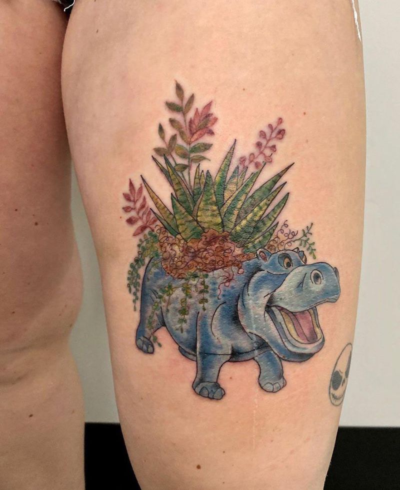 30 Perfect Hippo Tattoos Make You Attractive