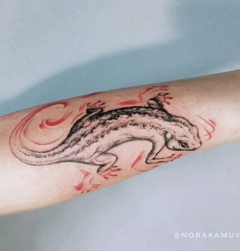 30 Pretty Lizard Tattoos Will Make You Want to Try