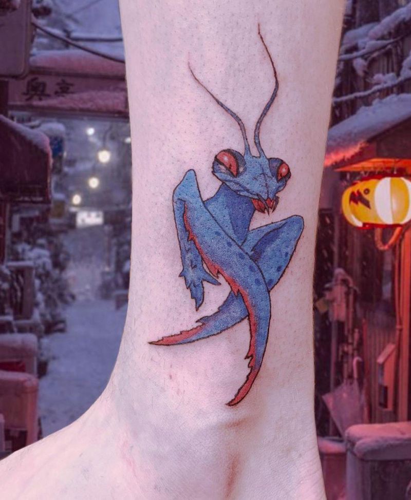 30 Pretty Mantis Tattoos You Will Love