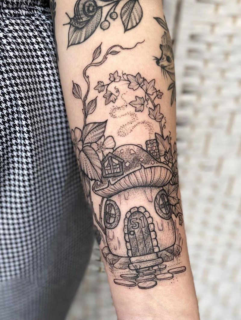 30 Pretty Mushroom Tattoos Improve Your Temperament