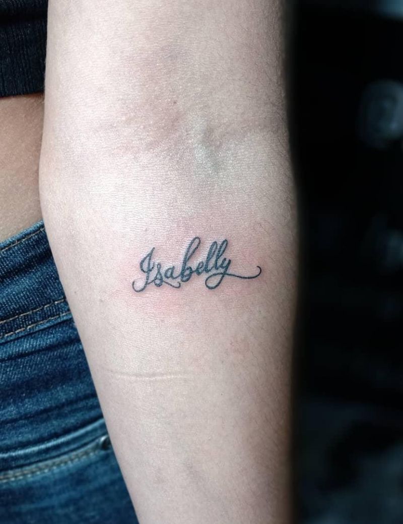 30 Pretty Name Tattoos Enhance Your Personality