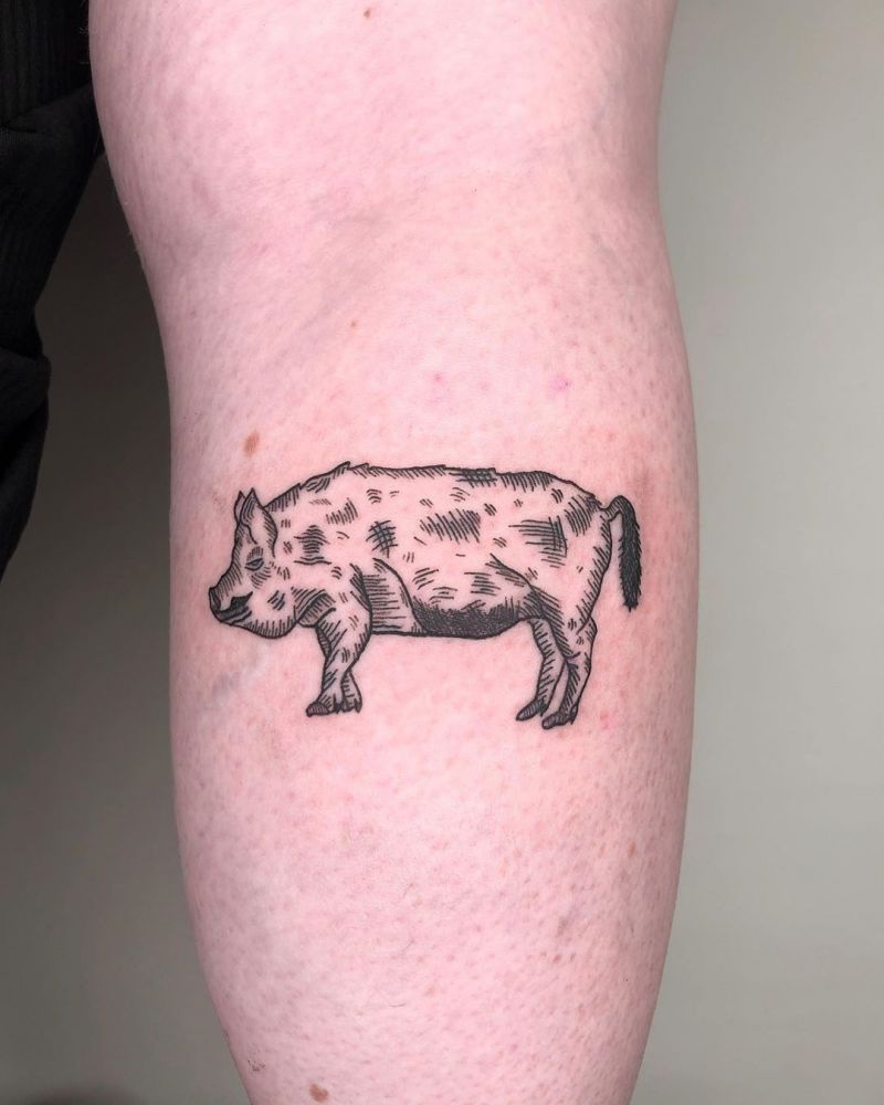 30 Cute Pig Tattoos You Will Love