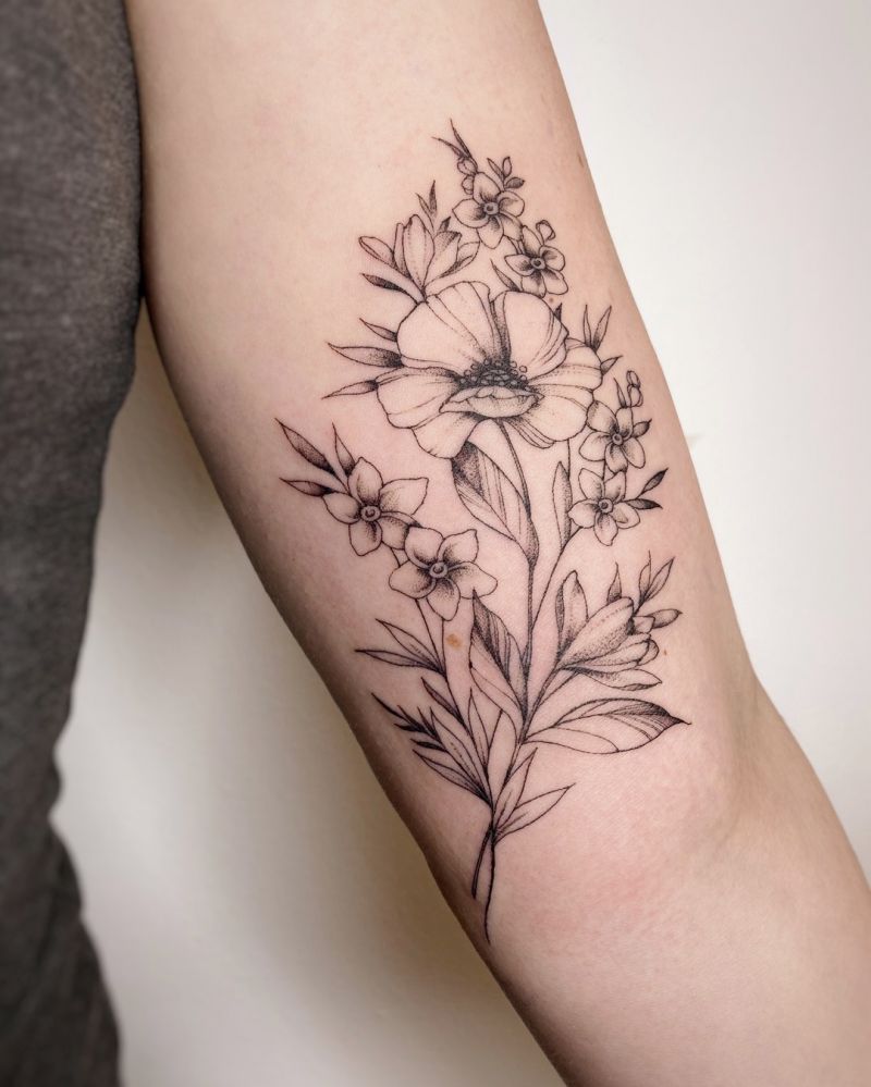 30 Pretty Poppy Tattoos to Inspire You