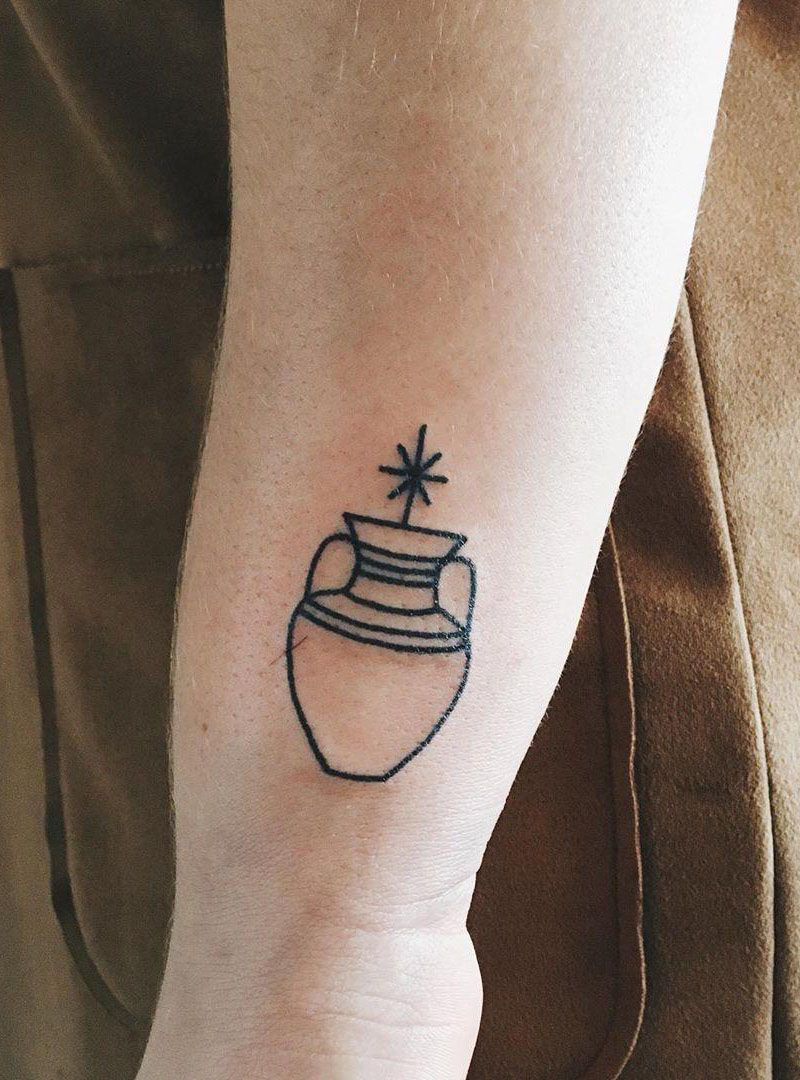 30 Pretty Vase Tattoos Improve Your Temperament