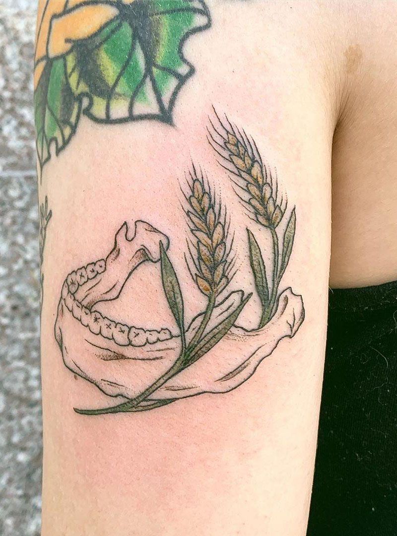 30 Pretty Wheat Tattoos to Inspire You