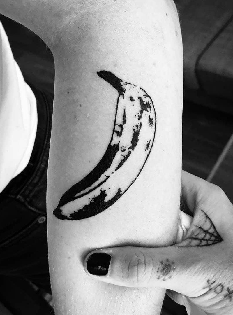 30 Pretty Banana Tattoos You Will Love