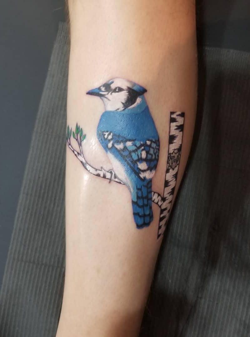 30 Pretty Bluejay Tattoos You Must Try