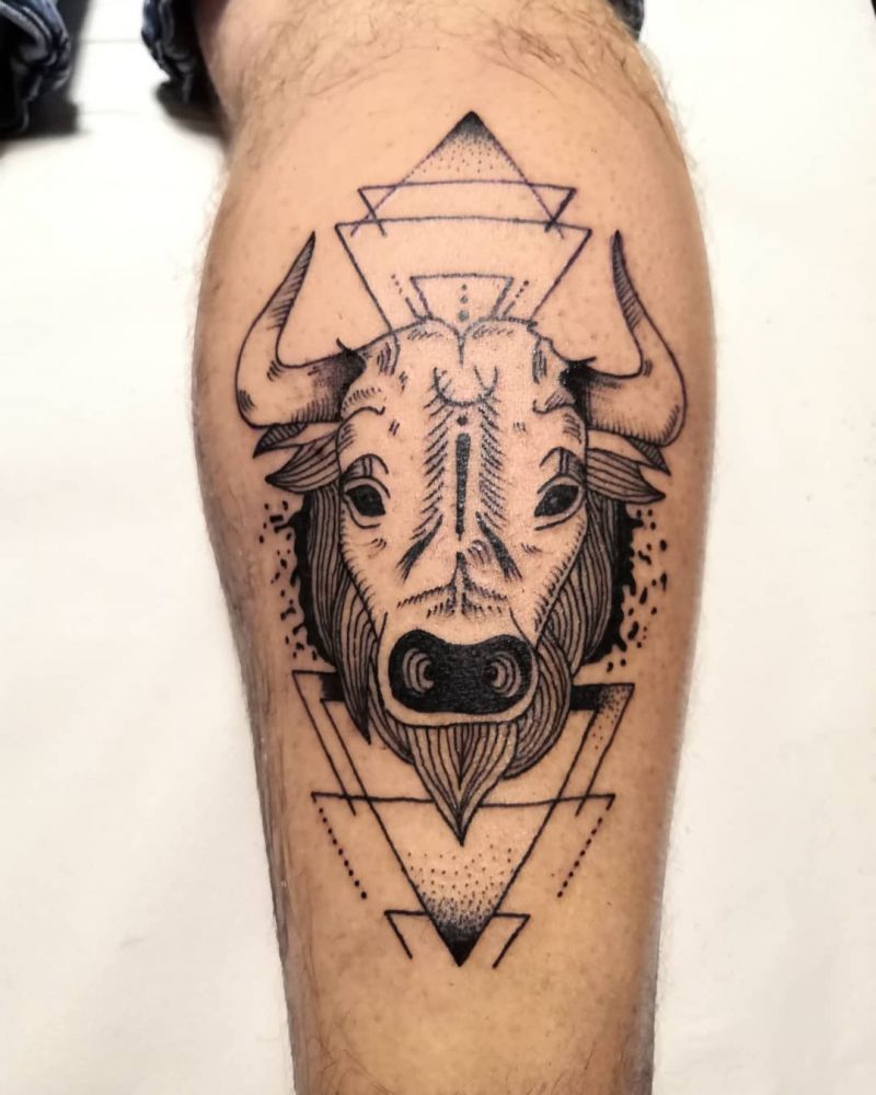 30 Pretty Bull Tattoos You Will Love