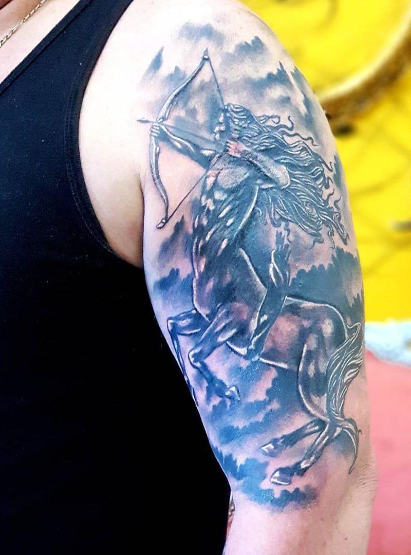 30 Pretty Centaur Tattoos Improve Your Temperament