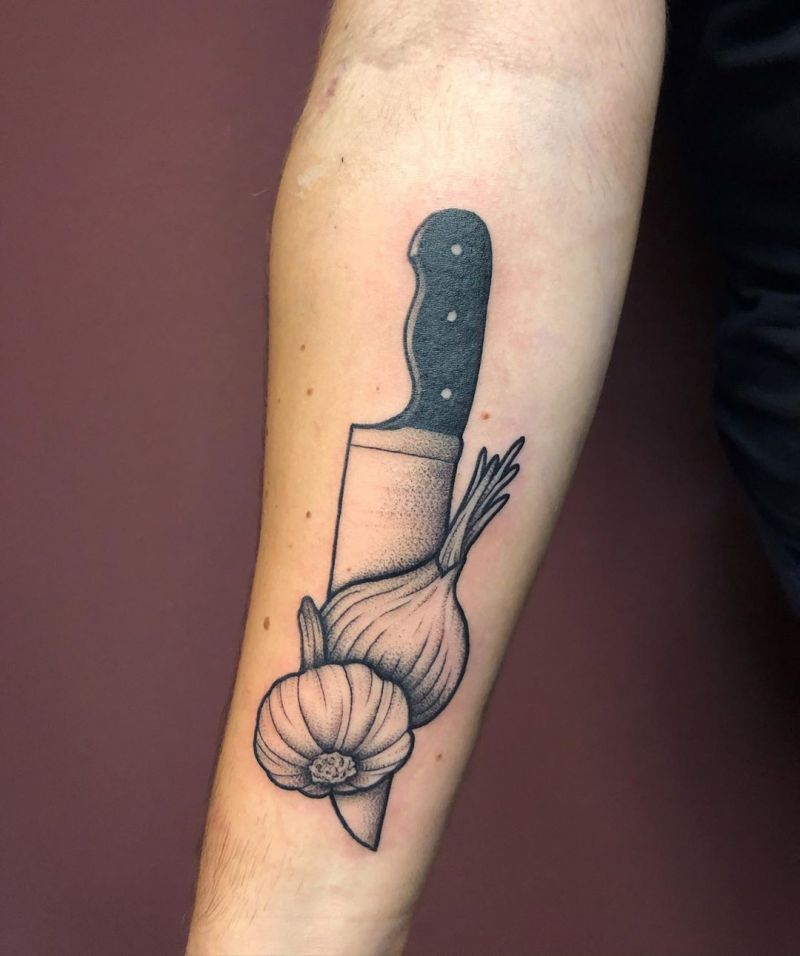 30 Pretty Garlic Tattoos to Inspire You