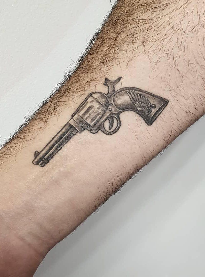 30 Pretty Gun Tattoos Enhance Your Personality