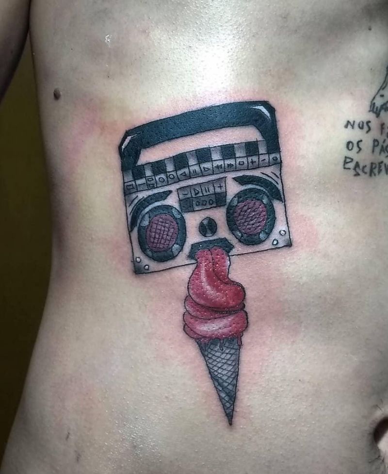 30 Pretty Radio Tattoos to Inspire You