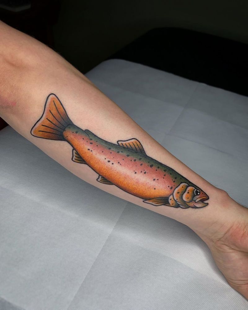 30 Elegant Trout Tattoos for Your Inspiration