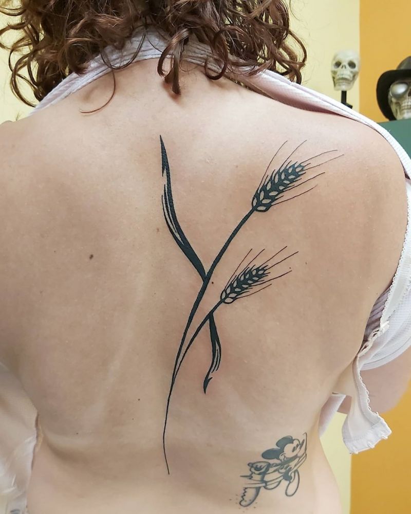 30 Pretty Wheat Tattoos to Inspire You